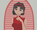 レトロ風アイコン描きます ザラザラ質感。80's〜90'sのアニメ塗りでお描きします イメージ2