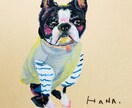 全身 / 大切な愛犬のイラストを描きます ご家族の好きな色で愛犬を手描きでお届けします イメージ3