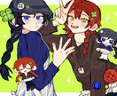 最短3日:SNS用のアイコンや1枚絵を作成します いつでも相談可能！現実的な女の子の衣装デザインが得意です！ イメージ5