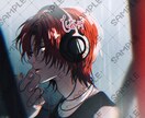 アイコン･サムネ･1枚絵等★用途に合わせ制作します 白黒仕上げは最安3,000円から⭕️お気軽にご相談ください！ イメージ2