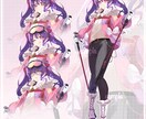キラキラした美少女キャラクターイラスト承ります 甘そうな美少女キャラのデザインやイラストを制作致します！ イメージ7
