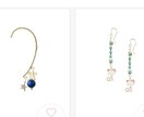 オリジナルアクセサリーをお届けします OnlyOneアクセサリー　ピアス　イヤリング イメージ5