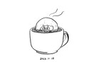 エピソードをゆるいイラストにします 日常の小さな出来事や思い出を、味のある一枚に イメージ2
