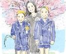 やんわり似顔絵データ制作いたします 出会いと別れ、記念のプレゼントにも優しいイラスト制作します！ イメージ4