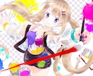 あなたのリクエストでオリジナルイラスト制作します web・雑誌・鑑賞用など様々な用途に利用可能です！ イメージ1