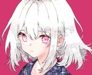 キラッキラのイラストを描きます 通常よりも可愛く加工した個性的なイラストです。 イメージ2