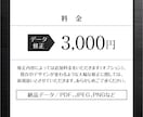 過去に納品したデータの修正をします 過去にご利用したお客様専用です イメージ2