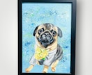 大型犬も大歓迎！A4サイズ愛犬イラスト描きます スマホの中の「お気に入り」を、壁に飾る「芸術」へ。 イメージ4