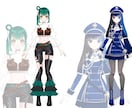 キャラクター・衣装デザイン、立ち絵承ります “個性”が光る、あなただけのキャラクター イメージ3