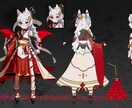 多様な色彩と躍動感のあるイラストを制作します 立ち絵の作成、キャラクターデザインはお任せください。 イメージ2