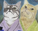 クレパスを使って猫の絵を描かせていただきます クレパスにしか出せない温かな絵でペットの絵を残してみませんか イメージ2