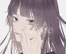 彩度低めの男女アイコンを描きます 儚げ、色素薄めの色合いの男女お描きします。 イメージ2