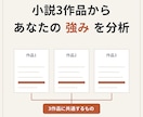 小説3作品を読み比べ作家の強みを分析します 1作品ずつの感想ではなく3作品に共通する作風・強みを言語化 イメージ1