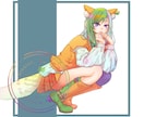 お手元のキャラクターを全身イラストで描きます 武器・アクションポーズ対応！商用利用OK！ イメージ8