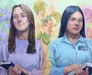 原画でお渡し！手描きで似顔絵作成します 写真よりも思い出に残る一枚絵を【送料込み！】 イメージ6