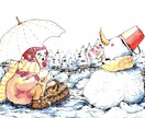 商業利用可！挿絵・イラスト描きます 絵本の世界観のような、水彩アートを制作します。 イメージ1