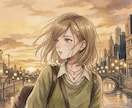 高品質なMV イラスト、一枚絵を作成します 歌ってみたやボカロ曲のサムネ、mvのイラスト、1枚絵等 イメージ2