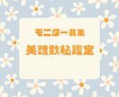 先着10名様限定美魂数秘鑑定モニター募集します 人生のシナリオや手引き知りたい方は是非！ イメージ1