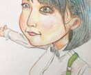 アナログ似顔絵(色鉛筆・水彩など)描きます 結婚式や誕生日などに贈る色紙(以外も可)描かせて頂きます! イメージ1
