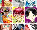 高彩度で目立つイラスト描きます きらきらとした目を引くイラストを作成します イメージ3
