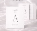結婚式テーブルナンバー作成〜印刷まで承りますます 印刷までお任せください!カラー変更可能です! イメージ2