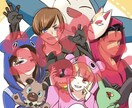 無料オプション多数！理想のイラスト描きます 細かいご要望に追加料金なしでお応えします！ イメージ5