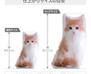 うちの子 クッション（ぬいぐるみ）をお作り致します 裏面のフワモコ生地が、まるでウチの子を撫でている様な感覚に。 イメージ7