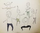 個性的なイラストを描きます 他にない独特な世界観のイラストを提供します イメージ3