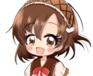 レトロ可愛い女の子のアイコン描きますます レトロでガーリーな雰囲気が好きな方にぴったりのアイコン イメージ3