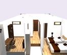 お住まいの内装◦外装の3Dイメージ画像お作りします 住まいのインテリア、リフォーム案など、ご協力いたします! イメージ2