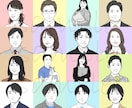 ビジネスに最適！お洒落なモノクロ似顔絵を描きます すっきりとリアルな絵柄で中年の魅力を発信。名刺、アイコンに イメージ9
