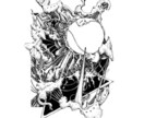 世界に一枚のペン画作品を制作します A4サイズのオリジナル作品をあなたに イメージ4