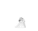 結婚式等思い出の写真をお洒落なイラストにします 素敵な思い出を絵にしてみるのはいかがでしょうか イメージ3