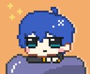 ゆるかわドット絵かきます SNSアイコンなどにおすすめのゆるかわドット絵！ イメージ1