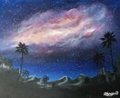 ハワイの風景画をアクリル絵の具で描きます ハワイの大自然をキャンバスいっぱいに表現しましょう イメージ3