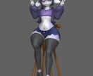 3Dプリンタ用のフィギュアデータ作ります 3Dプリンタで印刷する用のフィギュアデータを作ります イメージ4