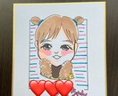 記念日などに♪可愛い似顔絵作成いたします ファミリー、カップル、お友達同士におすすめです⭐︎ イメージ4