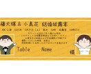 結婚式のエスコートカード、チケットデザイン行います イラストの追加等ご相談可能です！ イメージ2
