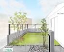建物の写真や立面図に合わせて外観パースを作成します イラストアプリにて手書き風の温かみあるデザインです。 イメージ5