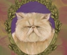 ヴィンテージラベル風の猫ちゃんイラスト描きます 特別なプレゼントにもオススメです イメージ4