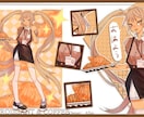 キャラクターデザインから立ち絵まで提供します 立ち絵・全身イラストを描きます イメージ2