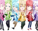 立ち絵や一枚絵などご要望のイラストをお描きします MVイラスト/サムネイルイラスト/グッズイラスト　etc イメージ4