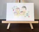 水彩画のふんいき似顔絵を描きます お部屋に飾ったり、贈り物にも♡温かみのある、ふんいき似顔絵♡ イメージ6