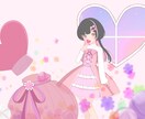 SNS用アイコンや1枚絵を描きます ふわっとした可愛らしい女の子を描きます✨️ イメージ2