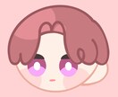 SNS向けゆるかわアイコンを作成します やわらかくて淡い色味、シンプルでかわいい絵柄が得意です。 イメージ4