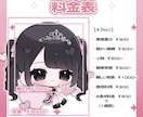 SD•デフォルメイラスト描きます きらきら可愛いミニキャライラスト♡グッズやスタンプに◎ イメージ2