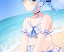 アニメ塗りでポップな女の子イラスト制作します 表情が魅力的な女の子イラストはお任せください！ イメージ4