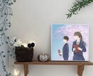 上品で華やかなイラスト作成します アイコンやプレゼントにも最適！ イメージ3