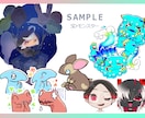 個人利用向けの一枚絵～デザイン制作など承ります イラスト・デザイン共に幅広い用途に対応可能 イメージ3