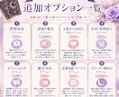 追加オプション｜追加で鑑定します こちらは追加オプション用です。 イメージ1